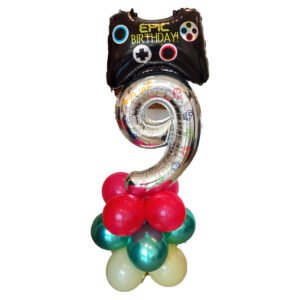 סטנד בלונים גדול עם בלון פלסטיישן