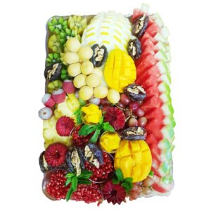 מגש פירות מלבני